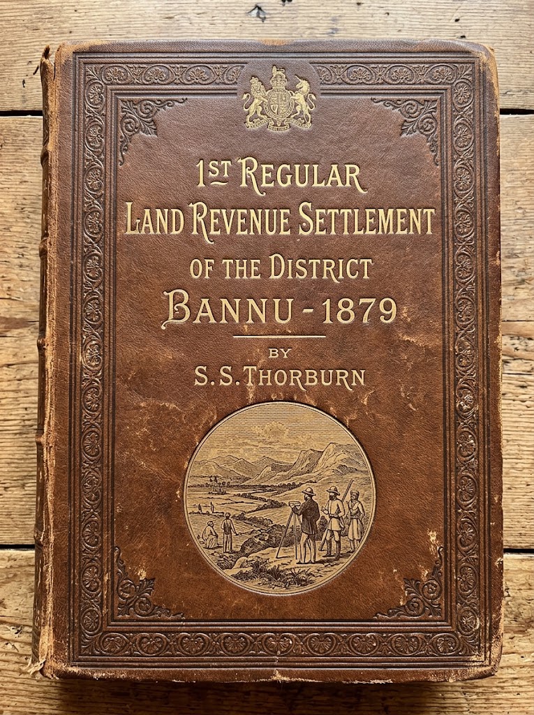 Cover of 1st Regular Land Revenue Settlement of the District Bannu - 1879
