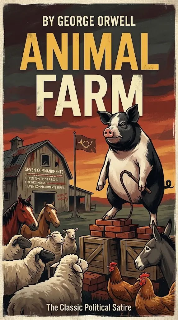 Cover of Animal Farm by George Orwell - Free PDF Download