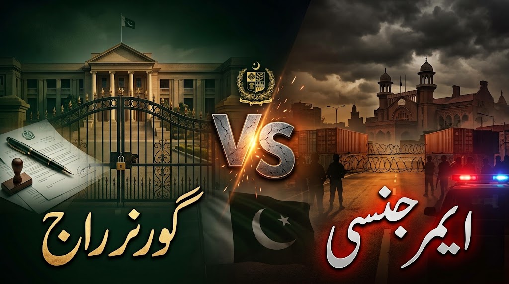 گورنر راج اور ایمرجنسی میں کیا فرق ہے؟