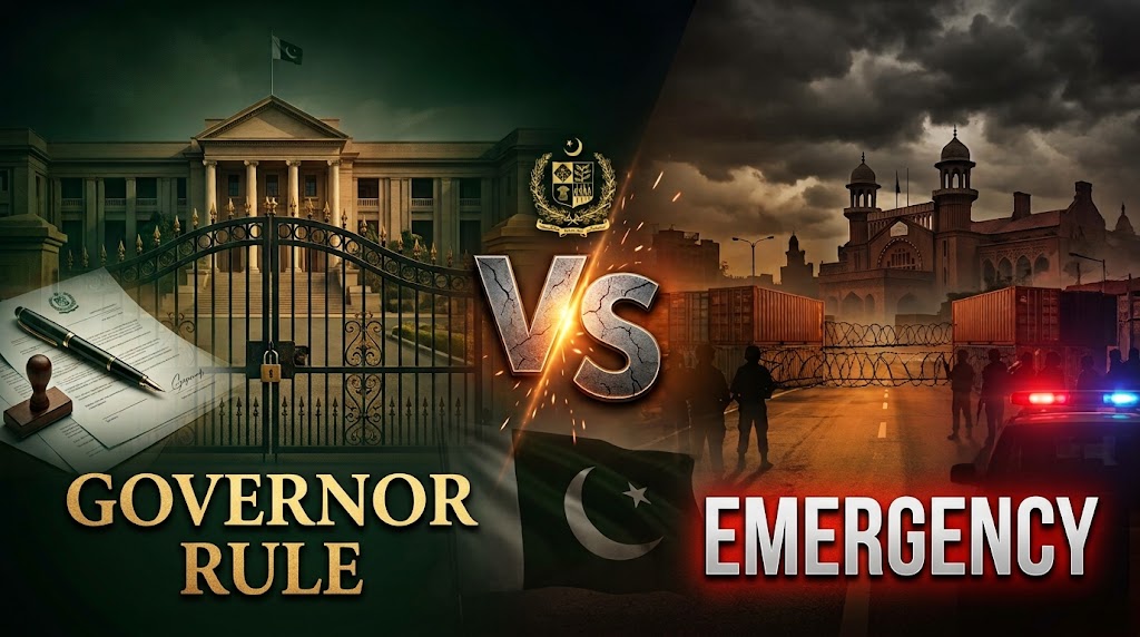 Governor’s Rule vs Emergency in Pakistan: What’s the Difference?